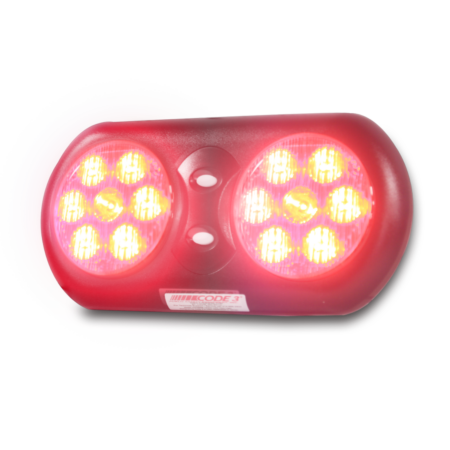 Code 3 Flip Visor RED